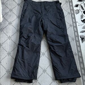 L.L. Bean Women's Black Nylon Snow Pants